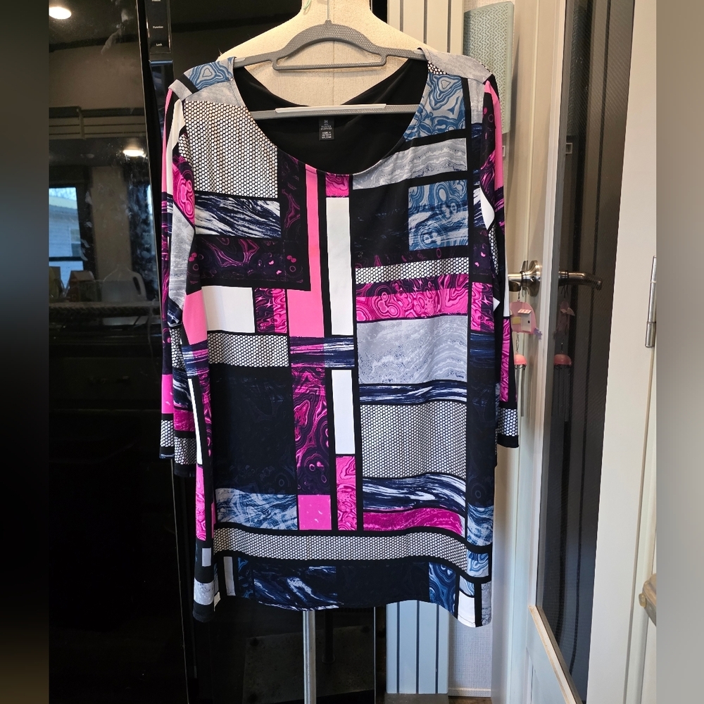 Style & Co. Mult-colored Design Tunic - Picture 2 of 7